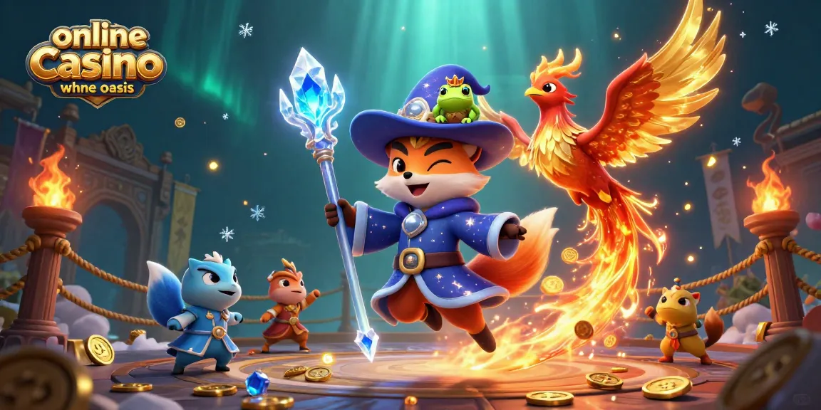 Play exciting games in an online casino ohne oasis with mystical characters and dynamic casino elements.