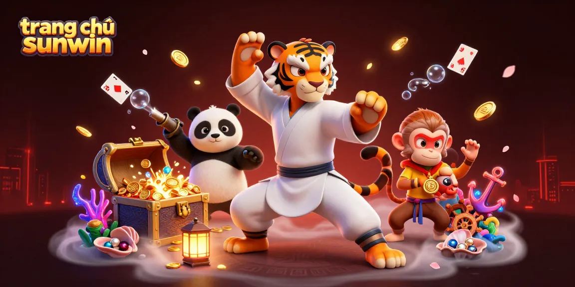 Experience thrilling gaming at trang chủ sunwin with vibrant 3D casino elements and engaging characters.