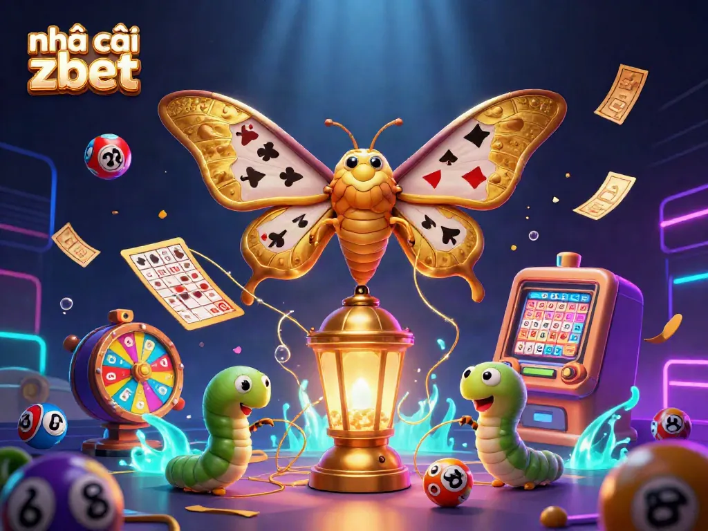 Experience the excitement of Nhà cái zbet with a vibrant casino scene featuring dynamic characters and elements.
