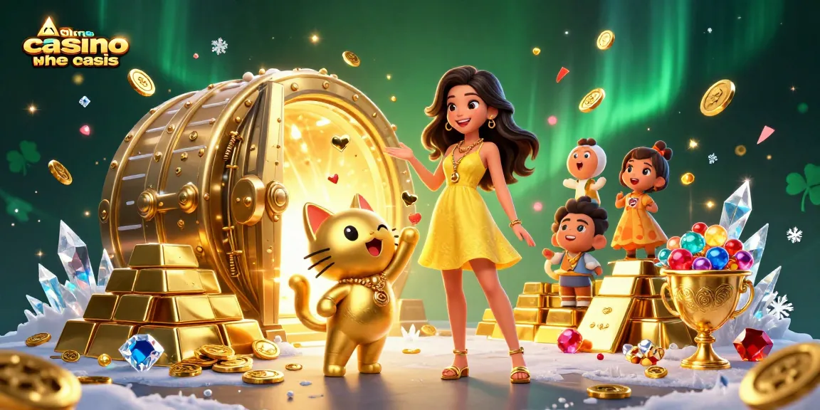 Experience the excitement of playing at an online casino ohne oasis with golden treasures and charming characters.